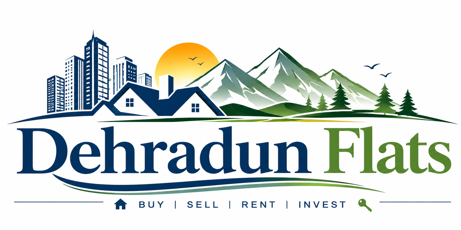 Dehradun Flats Logo HD